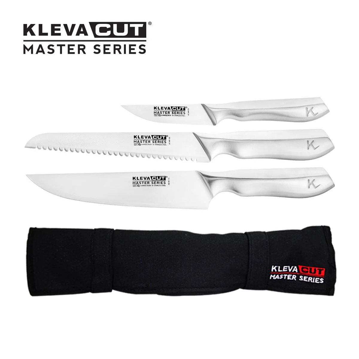[FREE GIFT] KlevaCut® Master Series 3pc Professional Chef Knife Set (100% off)