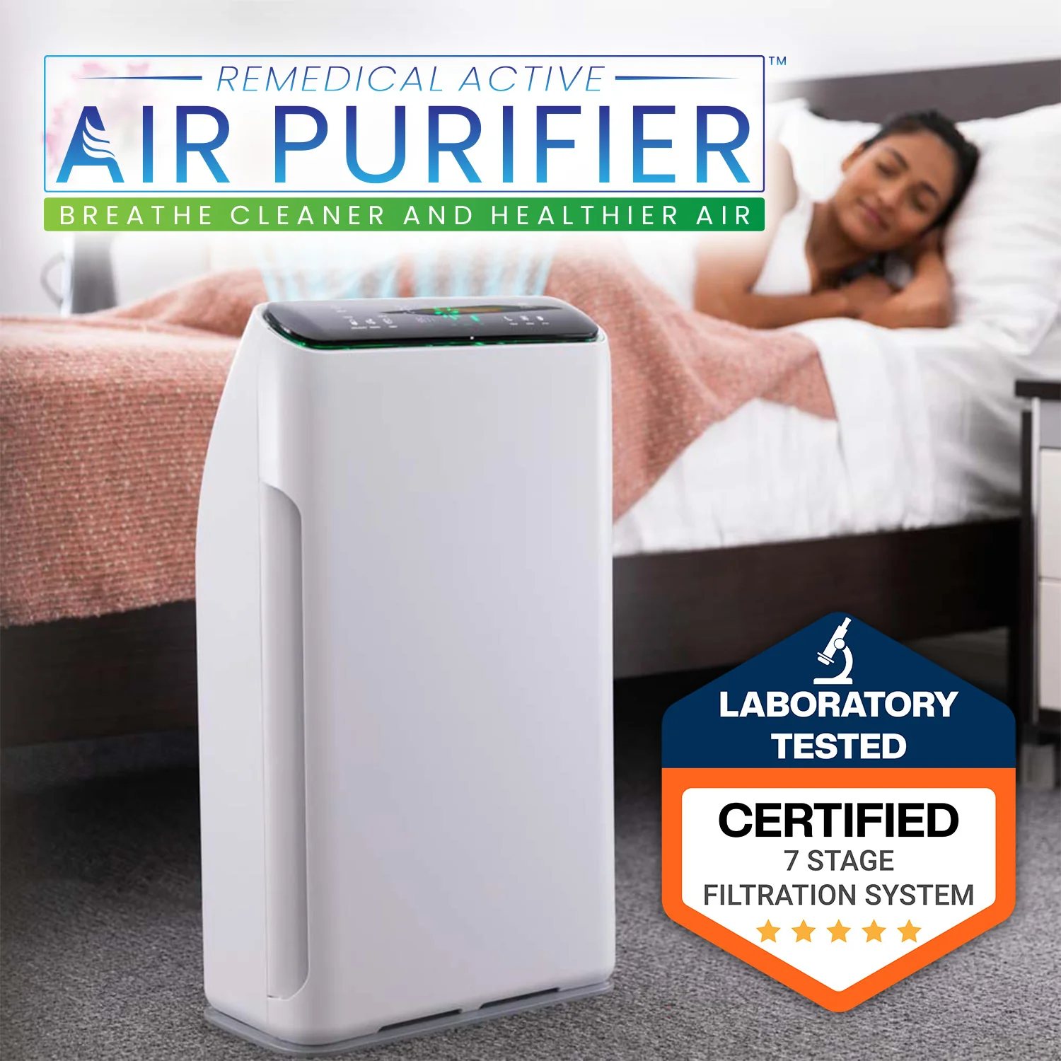 Remedical® Active Air Purifier Removes Odours, Dust, and More - Image 3