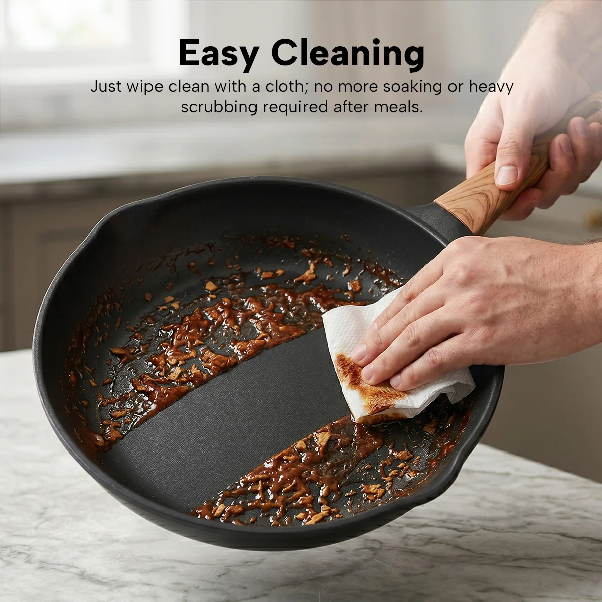 Diamond Earth® Premium Cookware 7pc Set with Superior Non-Stick Coating + FREE Steamer + E-BOOK - Image 3