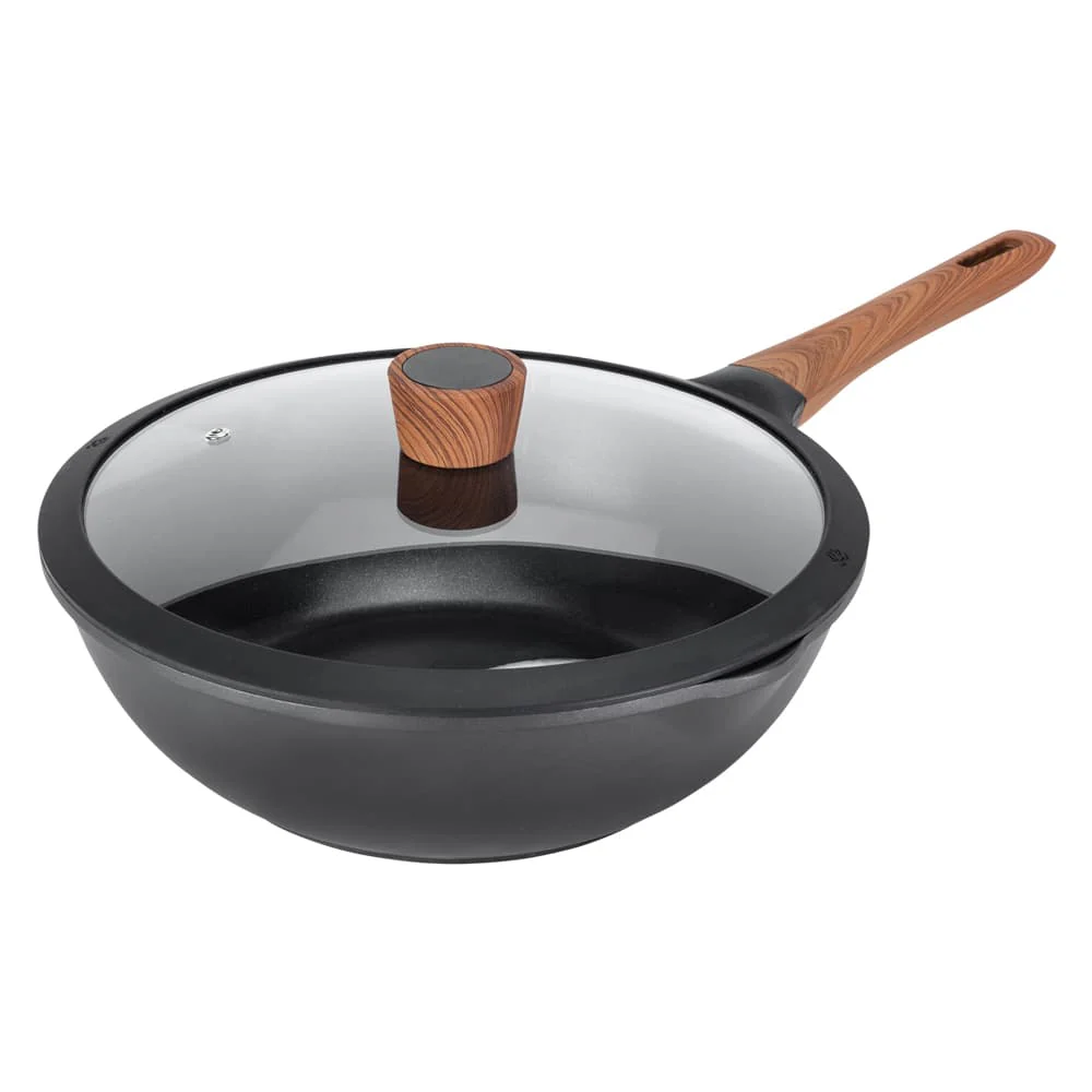 Diamond Earth®  Wok + Glass Lid - 30cm - Image 6
