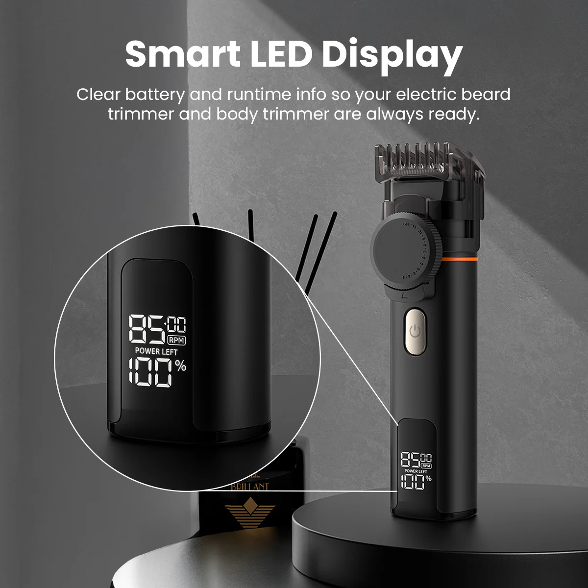 KLEVA® 5-in-1 Professional Hair Trimmer + Men’s Body & Beard Groomer - Image 10