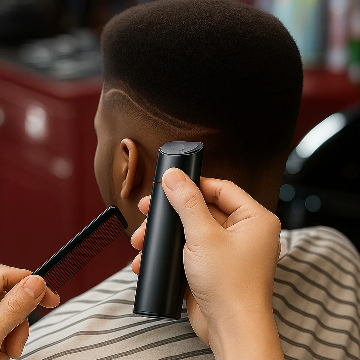 KLEVA® 5-in-1 Professional Hair Trimmer + Men’s Body & Beard Groomer - Image 9
