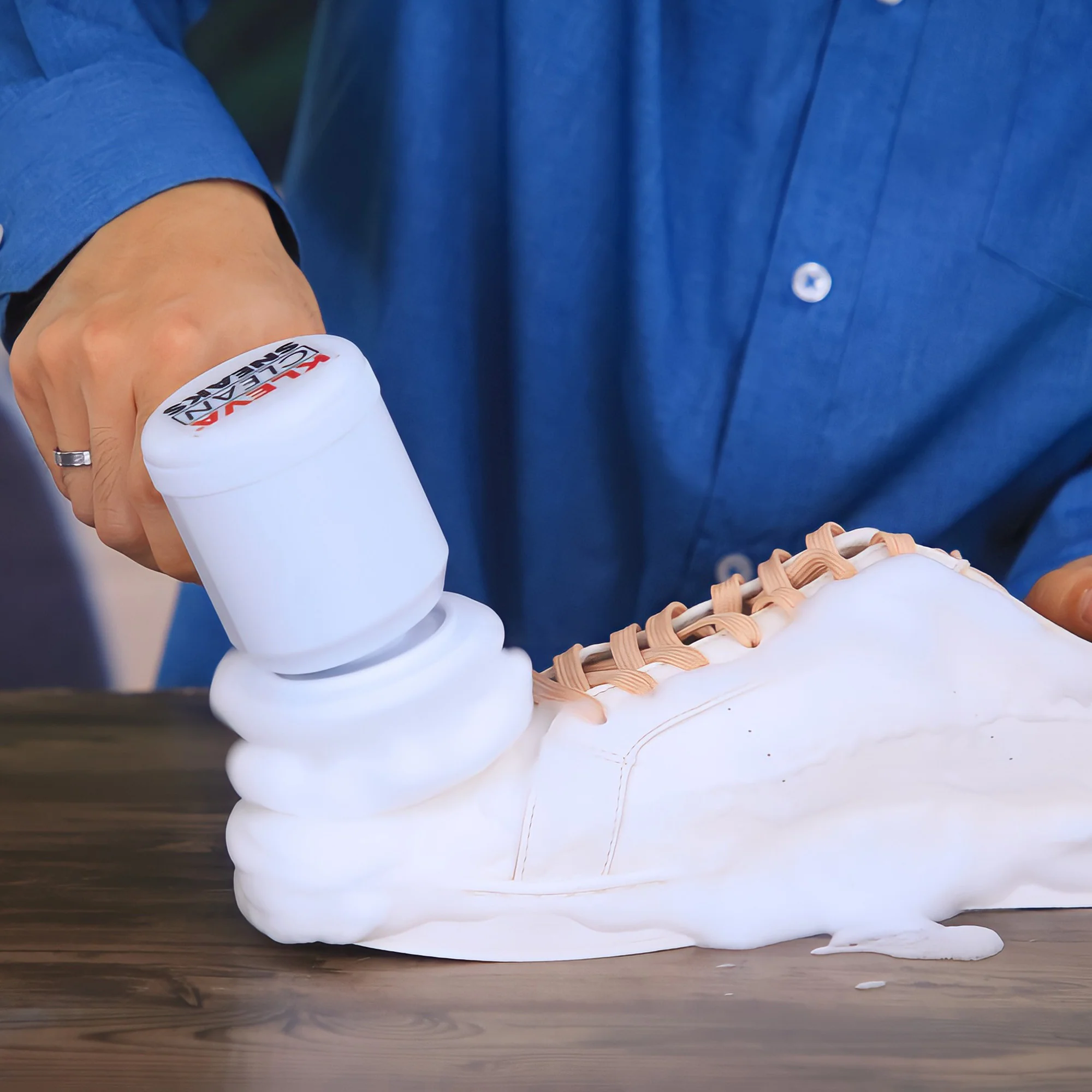 Make old shoes look new! Kleva Clean Sneaks Automatic Shoe Cleaner - Image 15