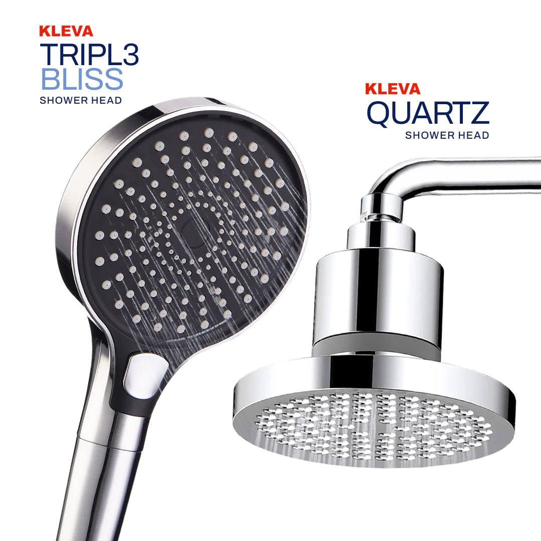 Kleva Triple Bliss Filtered Handheld/ Wall Mount Shower Head - Buy One Get One Free
