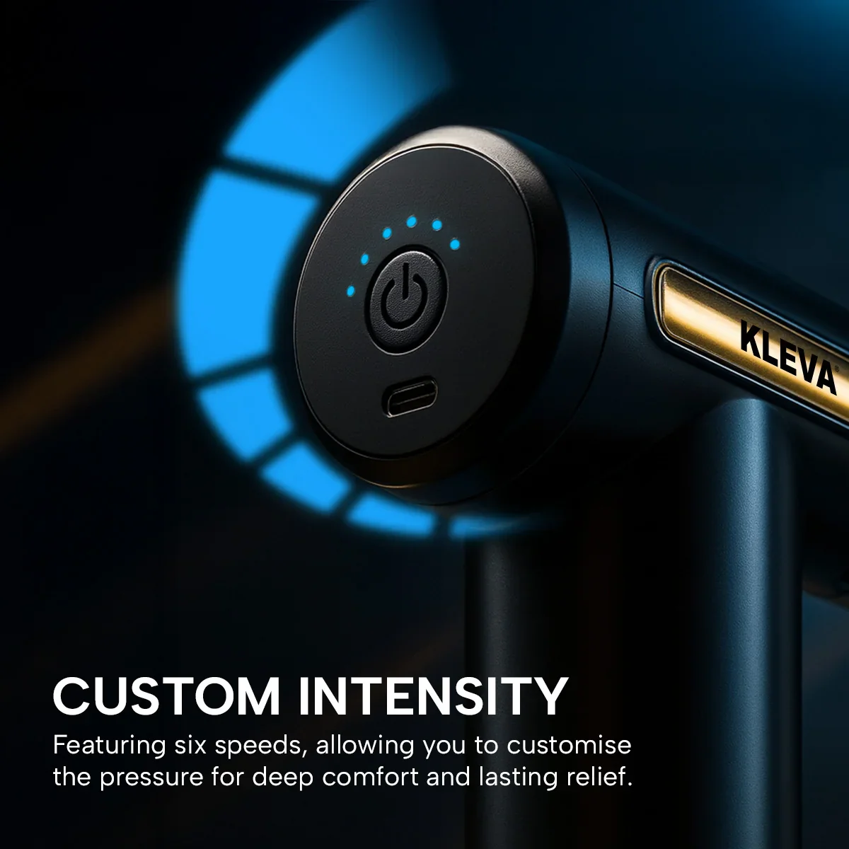KLEVA® Mini Massage Gun - Portable Deep Tissue Muscle Massager for Instant Pain Relief - Image 4