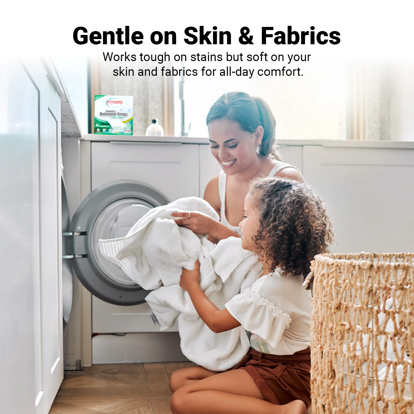 Stain Lifting Laundry Detergent Sheets Fresh Linen 40 Sheets - Image 5