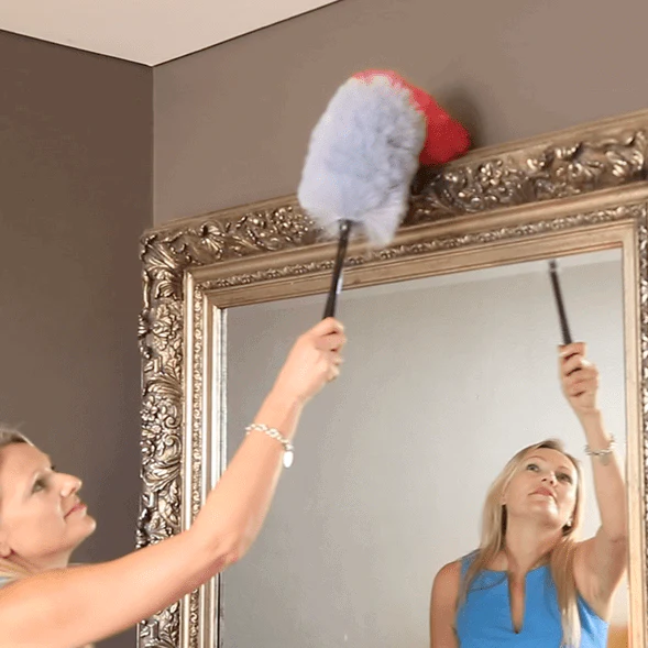 Kleva Miracle Magnetic Duster® Attracts Dust Like A Magnet! + 2 Meter Long Extension Pole - Image 15