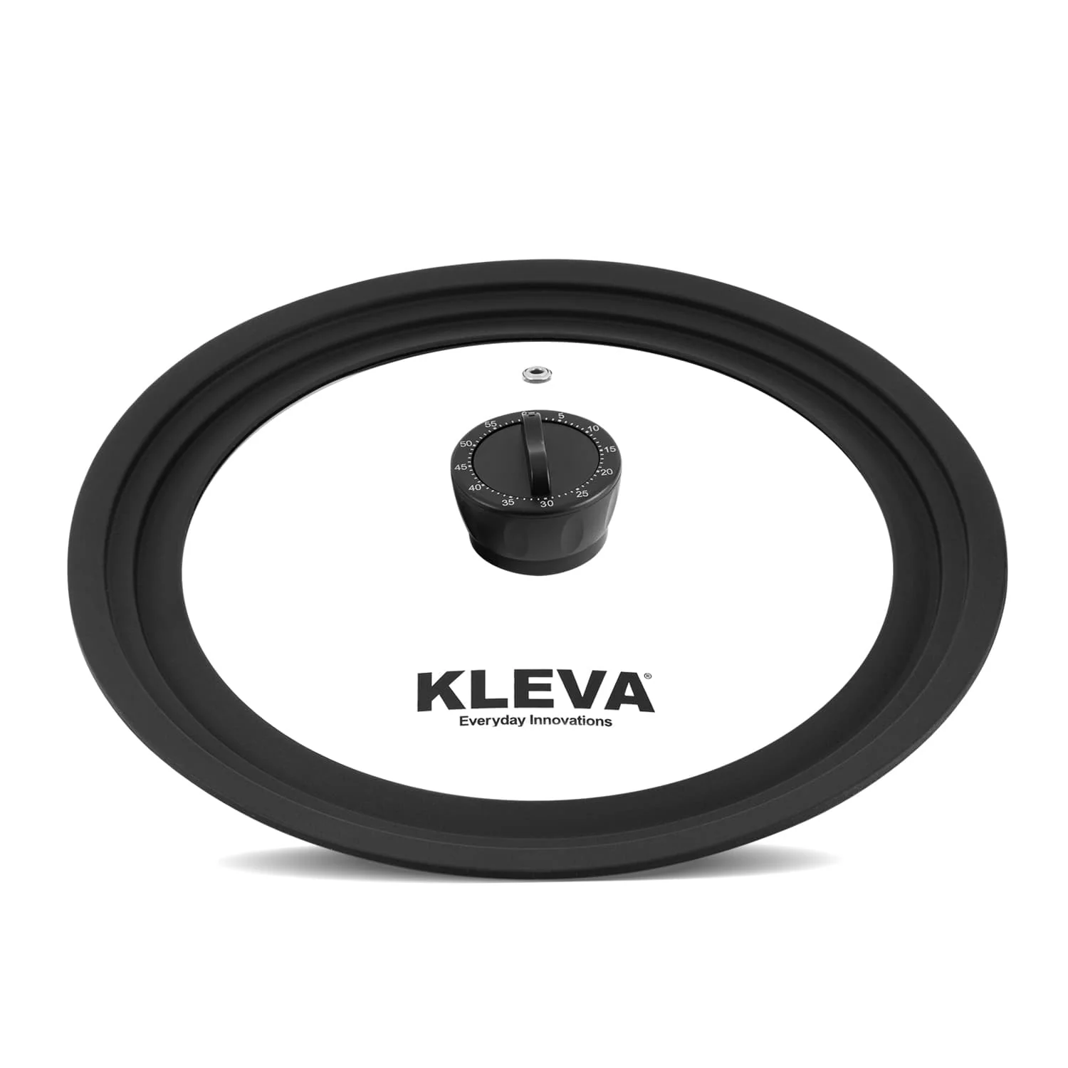 Universal Glass Lid With Detachable Timer Knob + Soft Touch Silicone Rims - Image 9