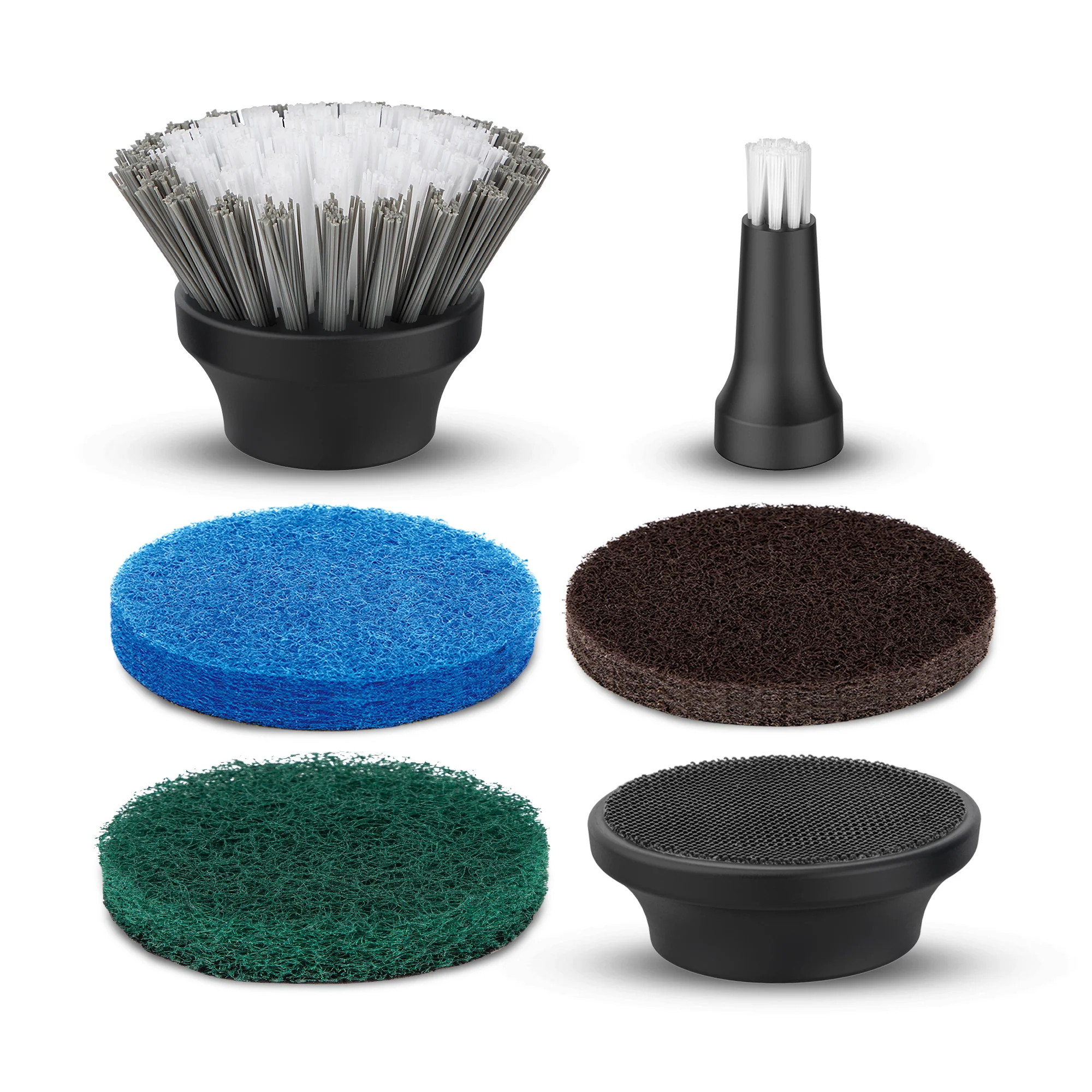 KRAPOF® Electric Lumi Scrub Pocket Cleaner with 5 Replaceable Cleaning Heads - Image 9