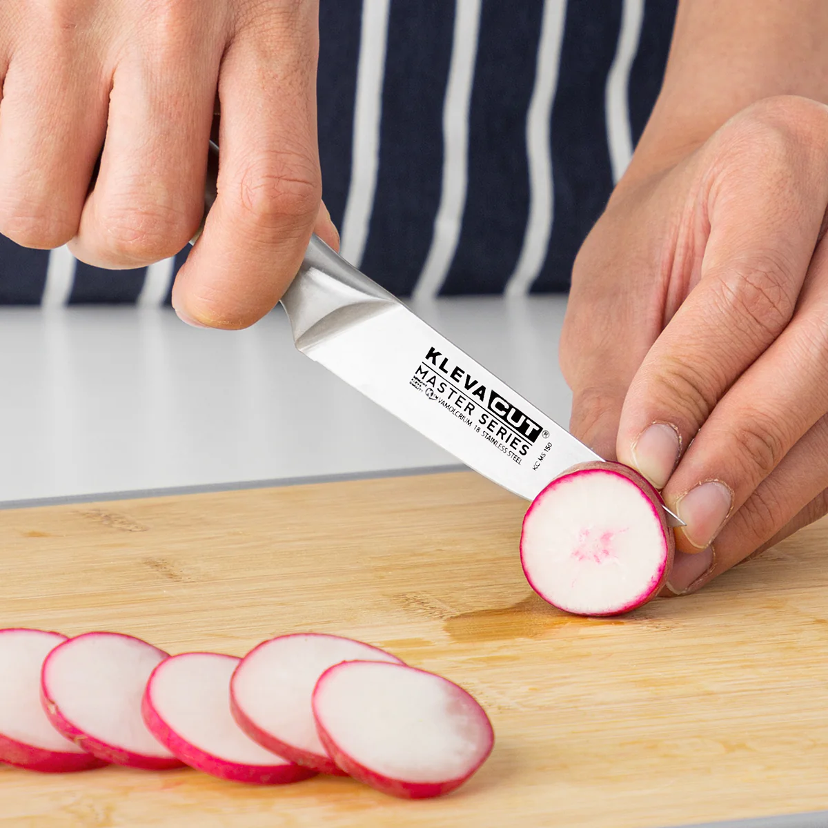 KlevaCut® Master Series 3pc Knife Set + Magnetic Knife Block - Image 12