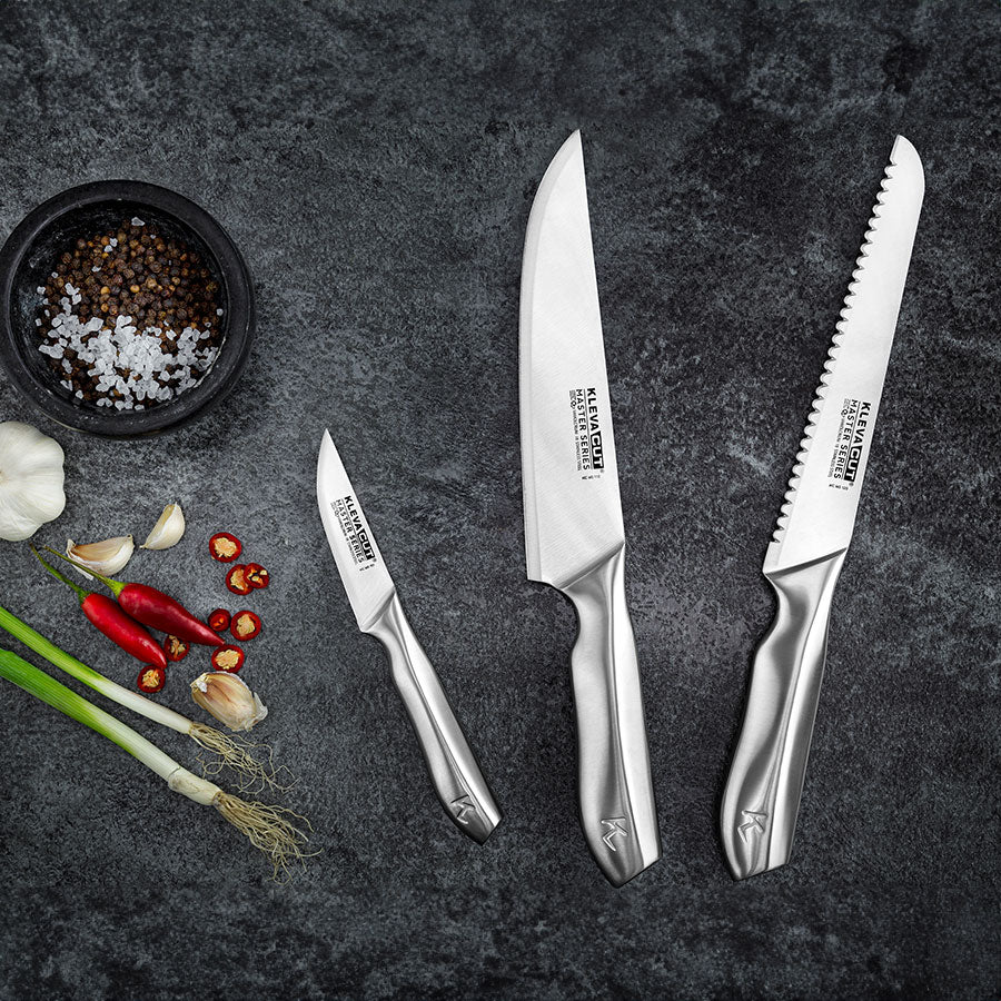 KlevaCut® Master Series 3pc Professional Chef Knife Set - Image 2