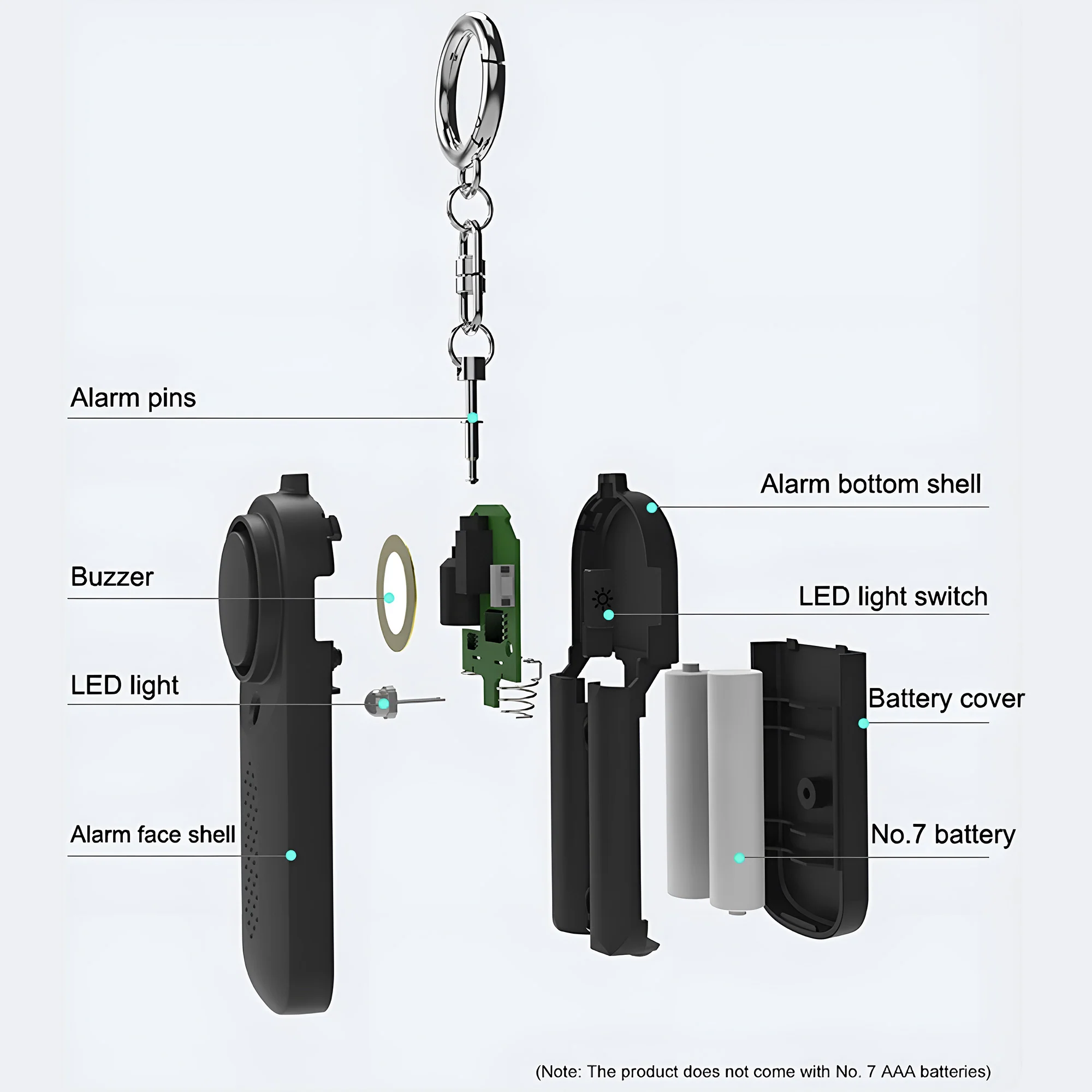 KLEVA® Personal Safety Siren Security Alarms - Image 11