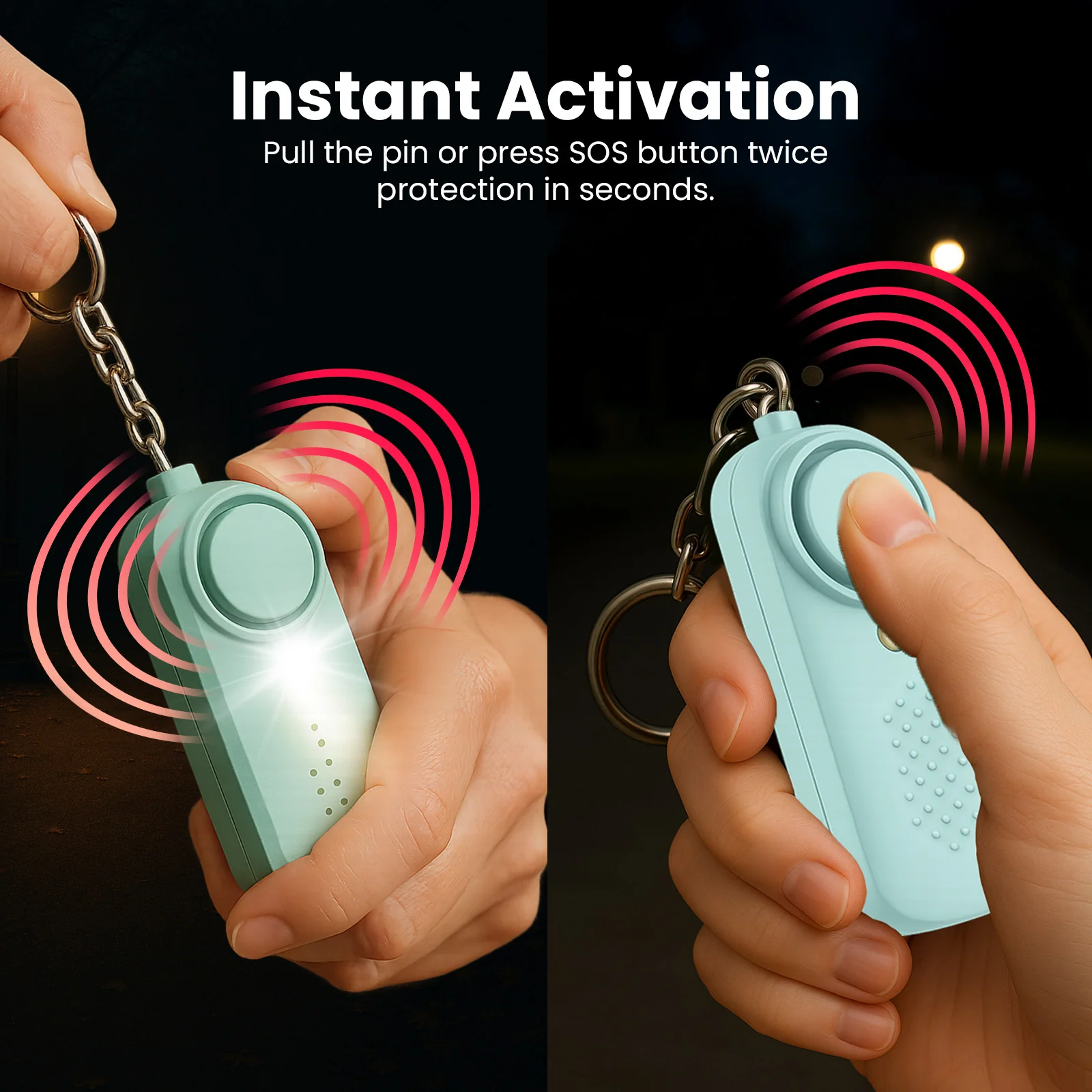 KLEVA® Personal Safety Siren Security Alarms - Image 4