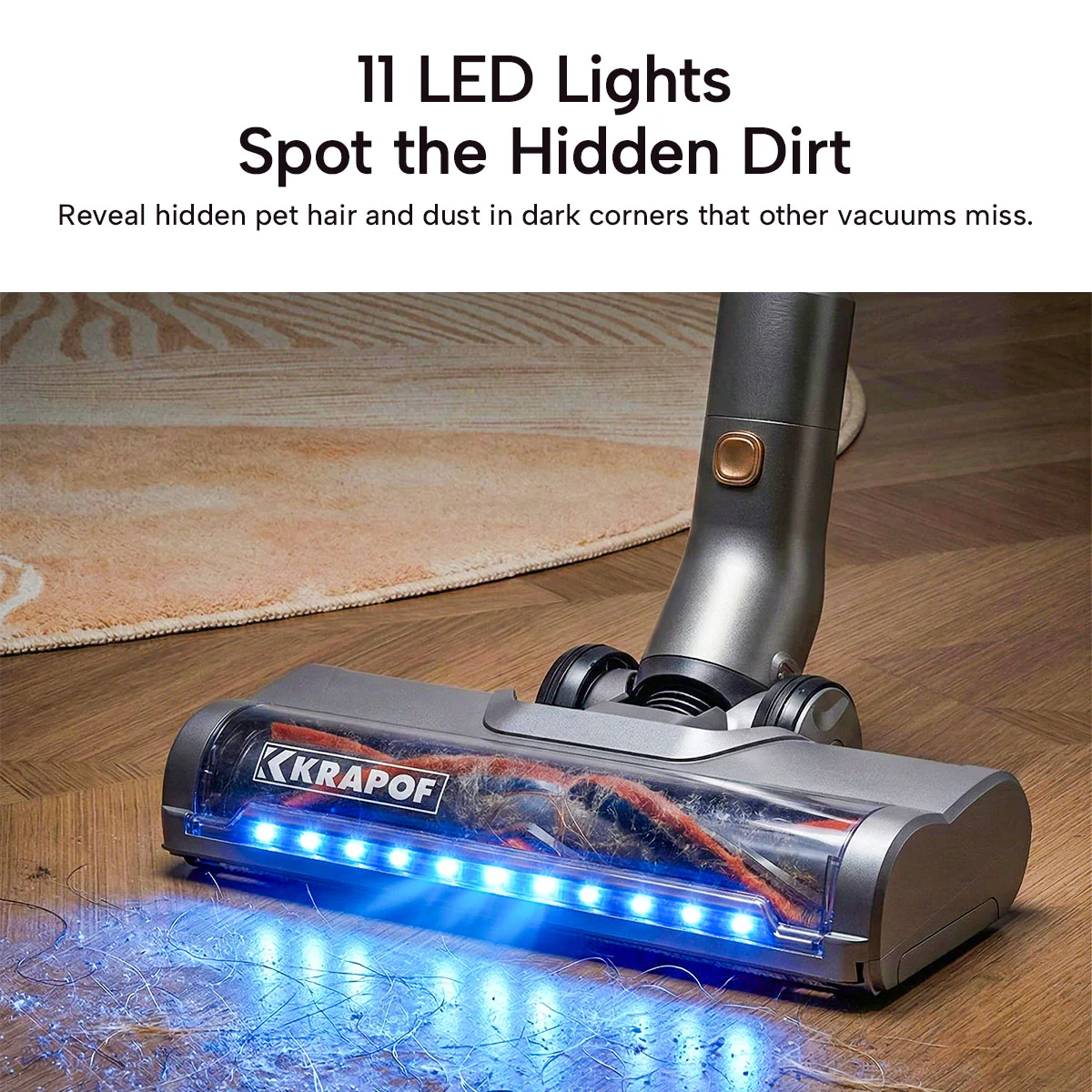 KRAPOF® Super Slim Power Vac Cordless Stick Vacuum + Extra FREE Second Battery - Image 10