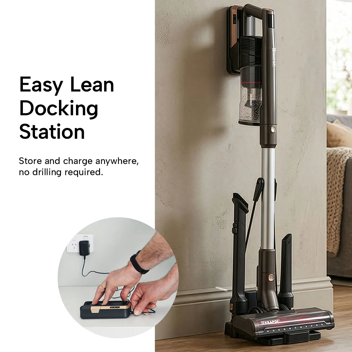 KRAPOF® Super Slim Power Vac Cordless Stick Vacuum + Extra FREE Second Battery - Image 11