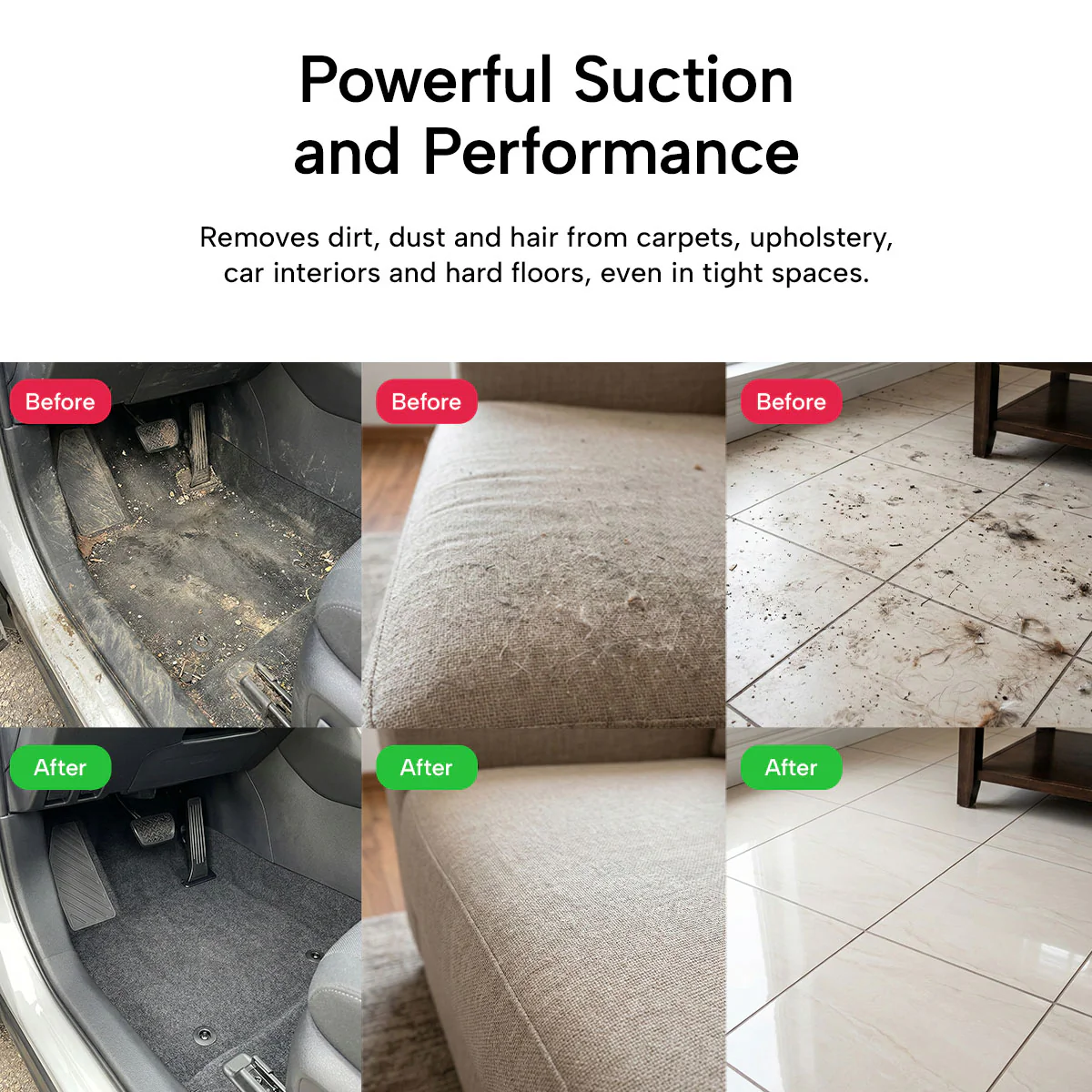 KRAPOF® Super Slim Power Vac Cordless Stick Vacuum + Extra FREE Second Battery - Image 4