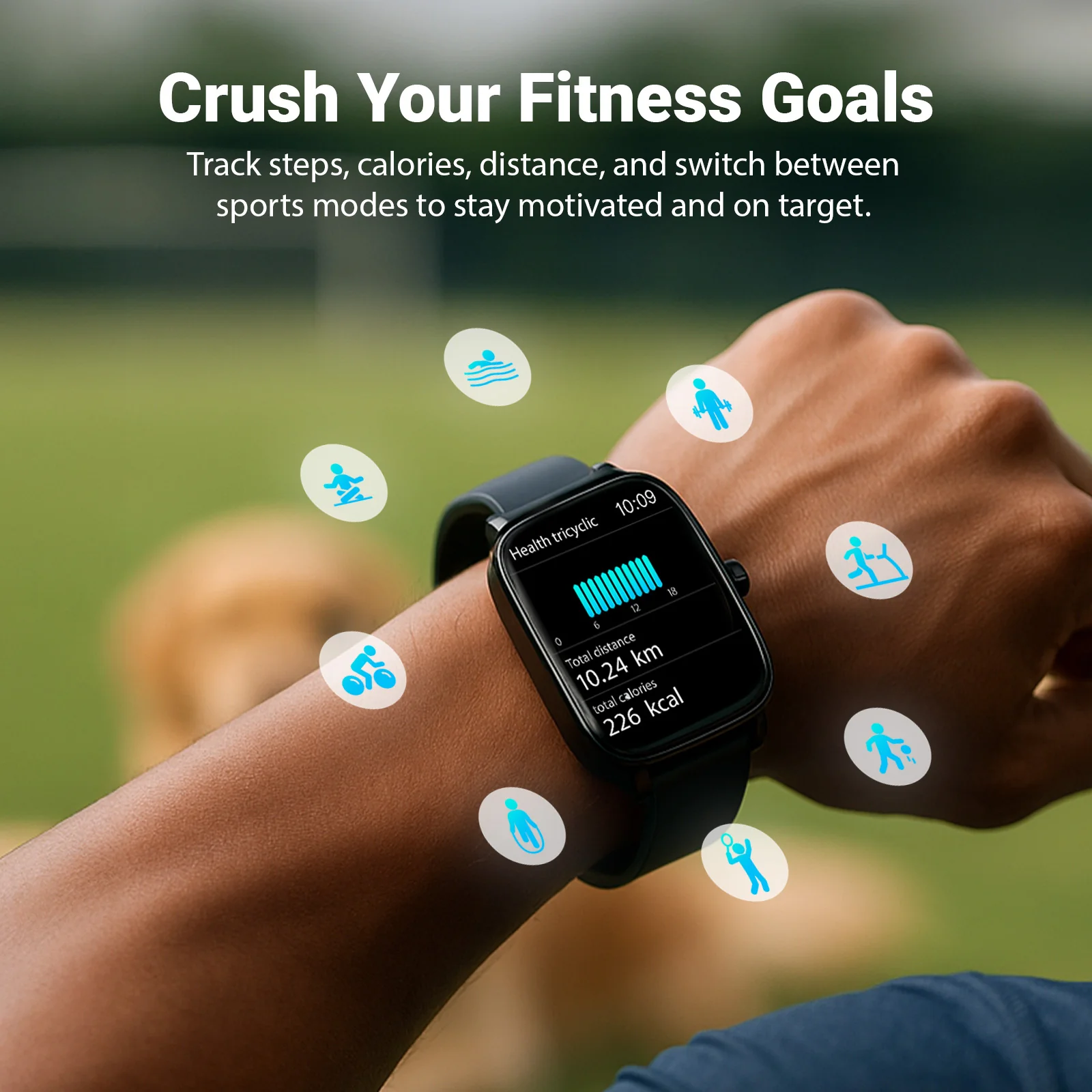 Health Smart Watch Everyday Fitness Tracker - Compatible with Android & iOS - Image 2