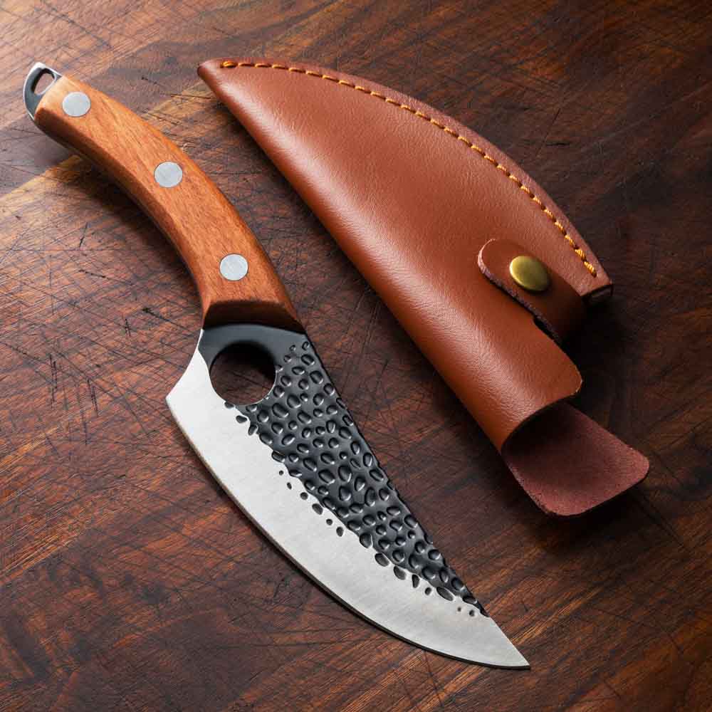 Versatile Stainless Steel Knife With Leather Sheath - Image 7